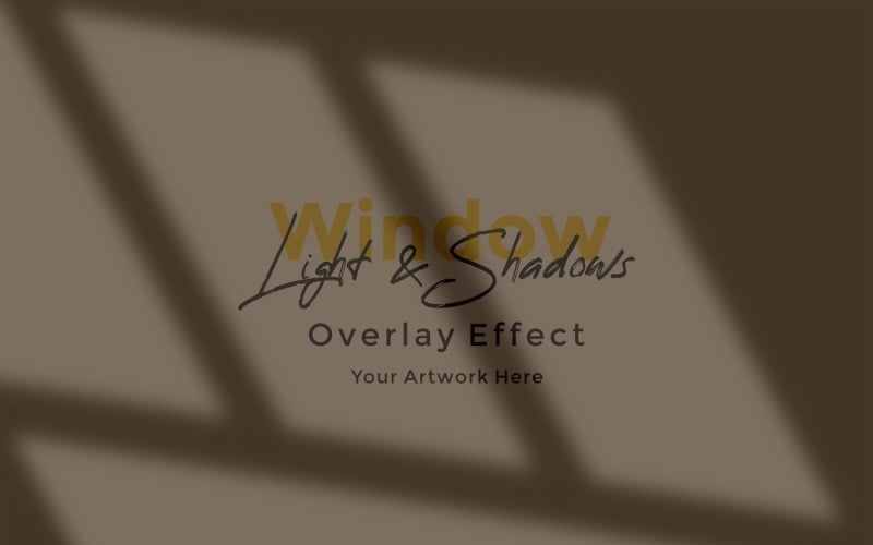 Window Sunlight Shadow Overlay Effect Mockup 393 Product Mockup