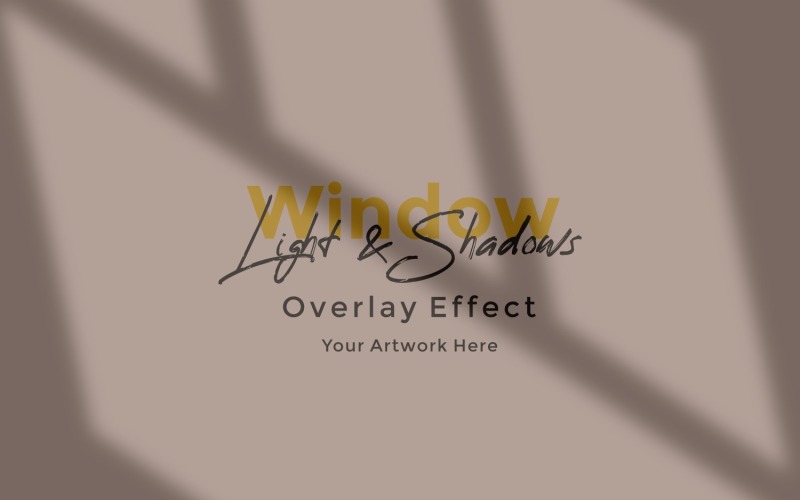 Window Sunlight Shadow Overlay Effect Mockup 398 Product Mockup