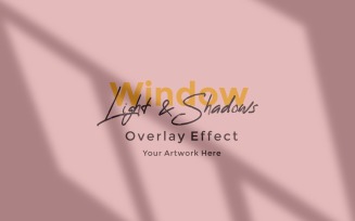 Window Sunlight Shadow Overlay Effect Mockup 399