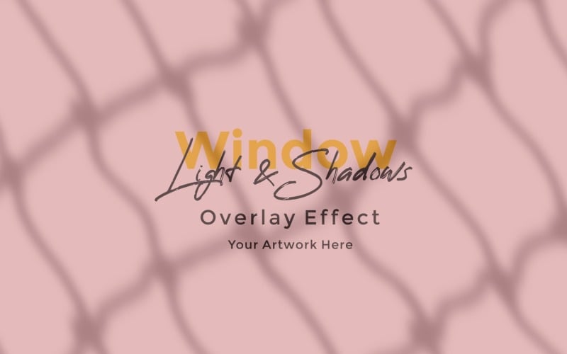 Window Sunlight Shadow Overlay Effect Mockup 409 Product Mockup