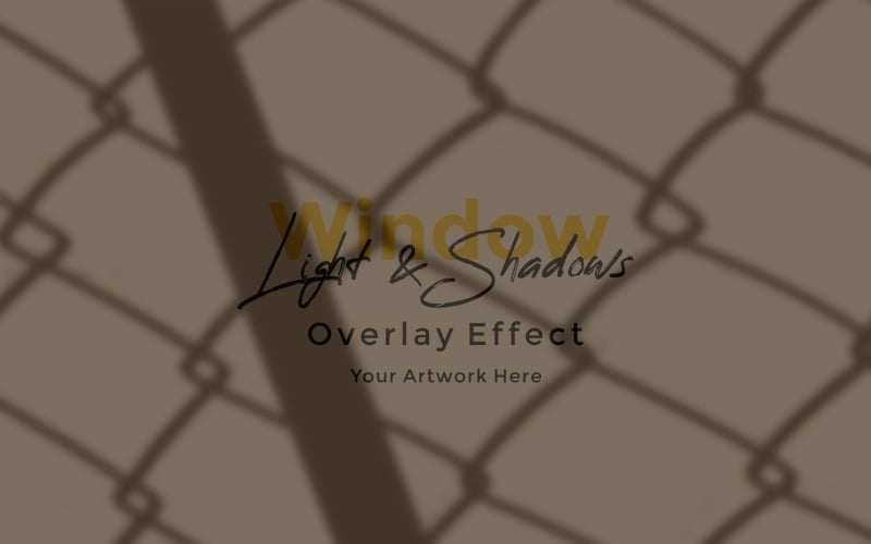 Window Sunlight Shadow Overlay Effect Mockup 413 Product Mockup