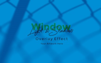 Window Sunlight Shadow Overlay Effect Mockup 415