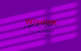 Window Sunlight Shadow Overlay Effect Mockup 426