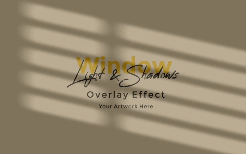 Window Sunlight Shadow Overlay Effect Mockup 427 Product Mockup