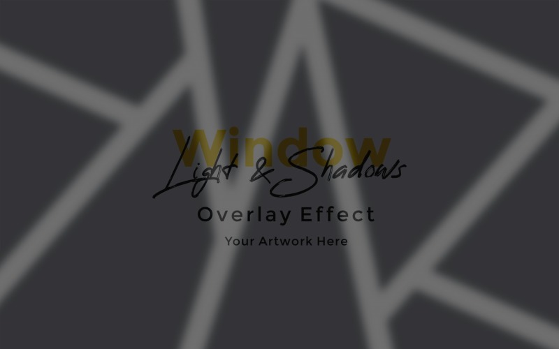 Window Sunlight Shadow Overlay Effect Mockup 432 Product Mockup