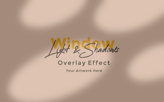 Window Sunlight Shadow Overlay Effect Mockup 440