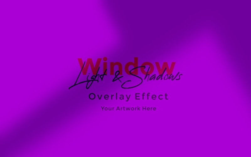 Window Sunlight Shadow Overlay Effect Mockup 446 Product Mockup