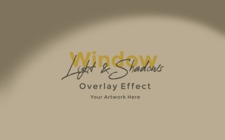 Window Sunlight Shadow Overlay Effect Mockup 447