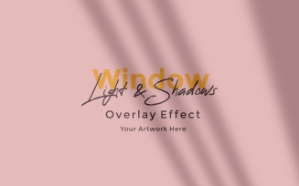 Window Sunlight Shadow Overlay Effect Mockup 459