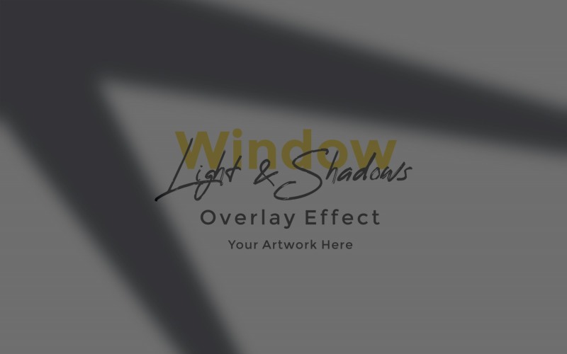 Window Sunlight Shadow Overlay Effect Mockup 462 Product Mockup