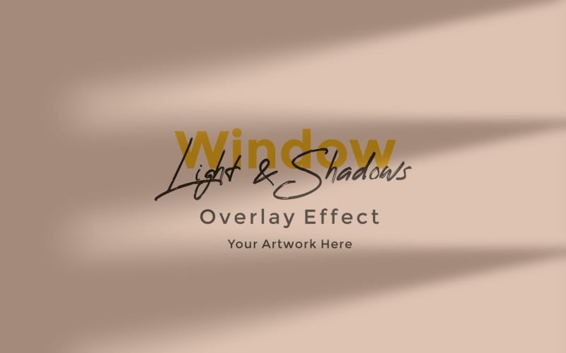 Window Sunlight Shadow Overlay Effect Mockup 470 Product Mockup