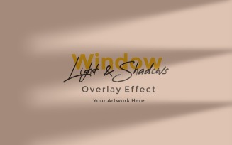 Window Sunlight Shadow Overlay Effect Mockup 470