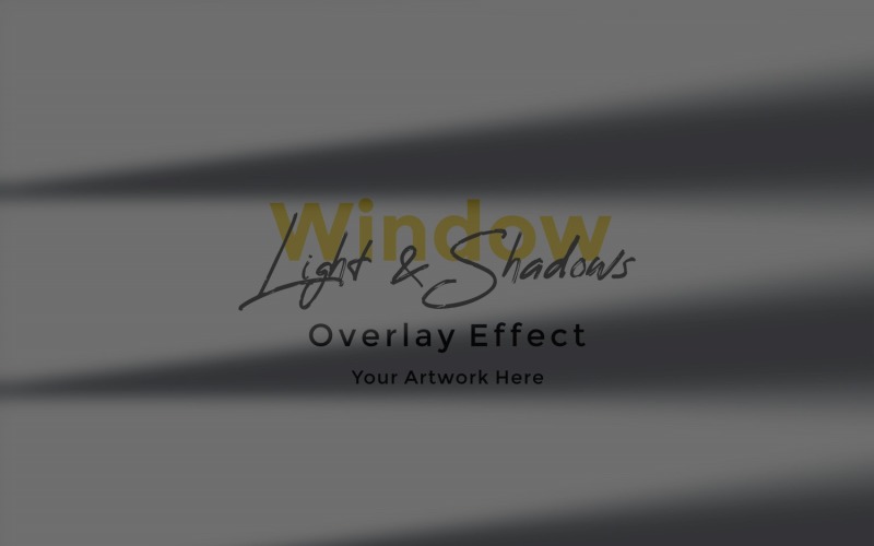 Window Sunlight Shadow Overlay Effect Mockup 472 Product Mockup