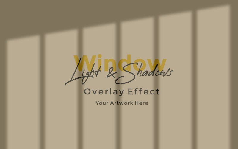 Window Sunlight Shadow Overlay Effect Mockup 477 Product Mockup