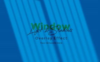 Window Sunlight Shadow Overlay Effect Mockup 485