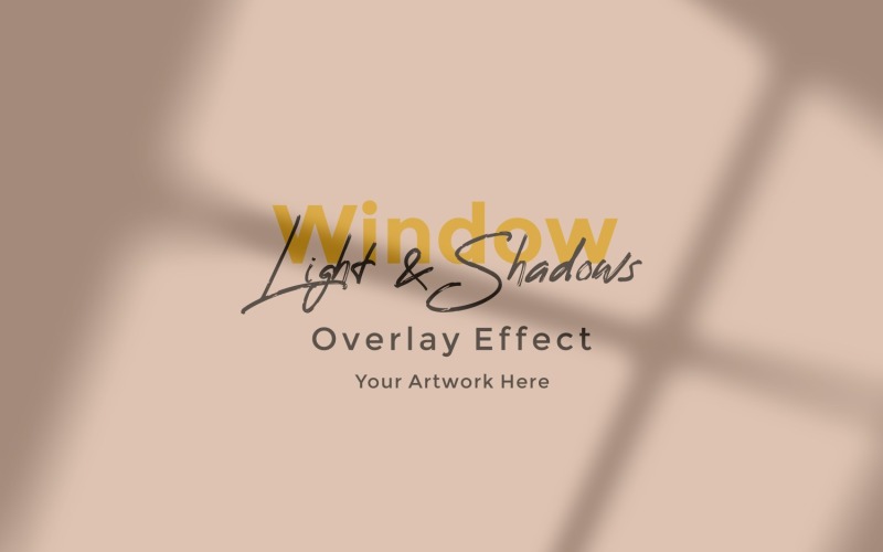 Window Sunlight Shadow Overlay Effect Mockup 490 Product Mockup