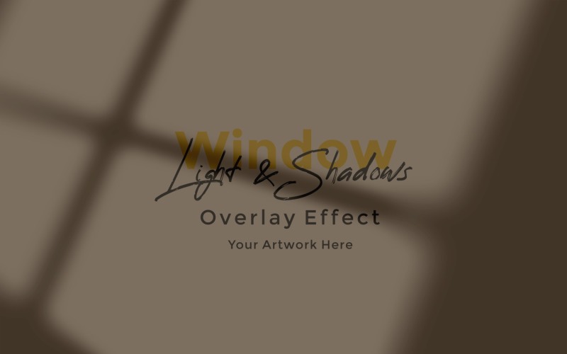 Window Sunlight Shadow Overlay Effect Mockup 493 Product Mockup