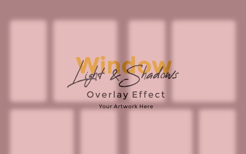 Window Sunlight Shadow Overlay Effect Mockup 499 Product Mockup