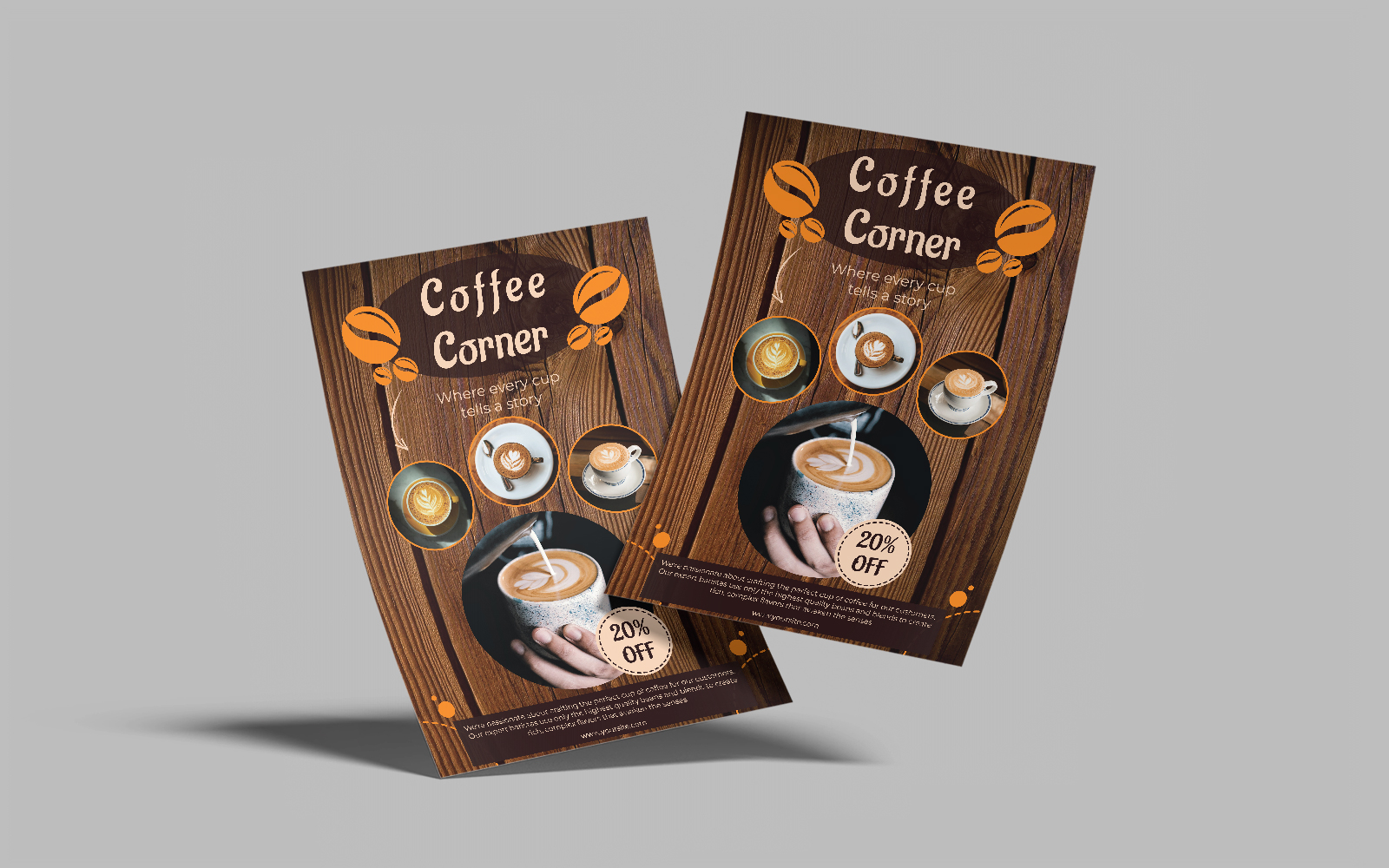 Template #320397 Cup Cafe Webdesign Template - Logo template Preview