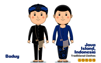 Baduy Indonesia Traditional Cloth