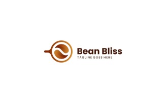 Bean Bliss Gradient Logo Style