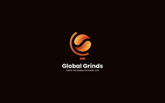 Global Grinds Gradient Logo Style