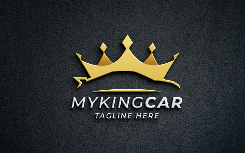 My King Car Logo Pro Template Logo Template
