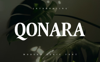 Qonara - Modern Serif Font