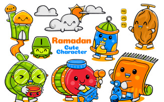 Ramadan Cute Character Pack