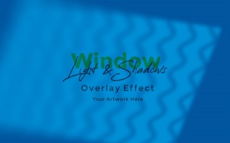 Window Sunlight Shadow Overlay Effect Mockup 475