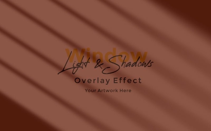 Window Sunlight Shadow Overlay Effect Mockup 481 Product Mockup