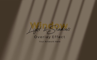 Window Sunlight Shadow Overlay Effect Mockup 483