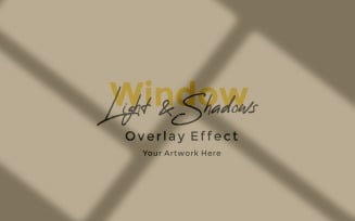 Window Sunlight Shadow Overlay Effect Mockup 497