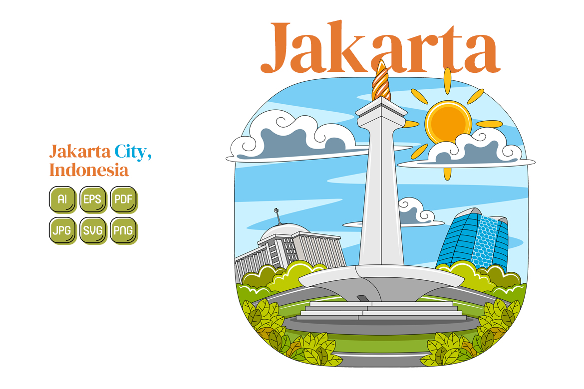 Kit Graphique #320581 Illustration Indonesia Web Design - Logo template Preview