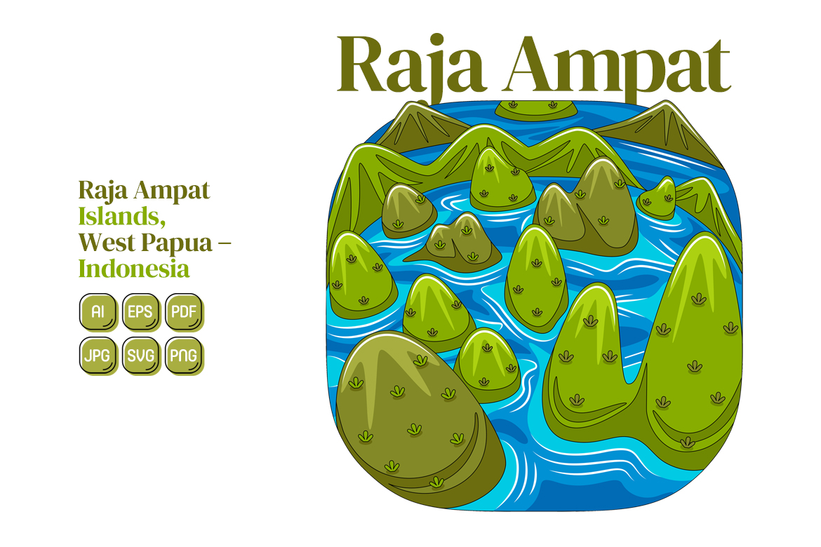 Kit Graphique #320585 Nature Indonesia Divers Modles Web - Logo template Preview