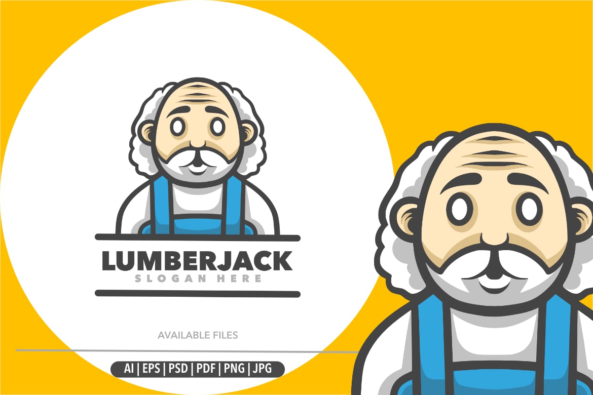Kit Graphique #320656 Lumberman Woodcutter Divers Modles Web - Logo template Preview