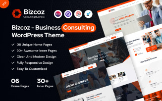 Bizcoz - Business Consulting WordPress Theme