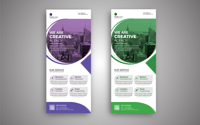 Corporate Rollup Banner Template Corporate Identity