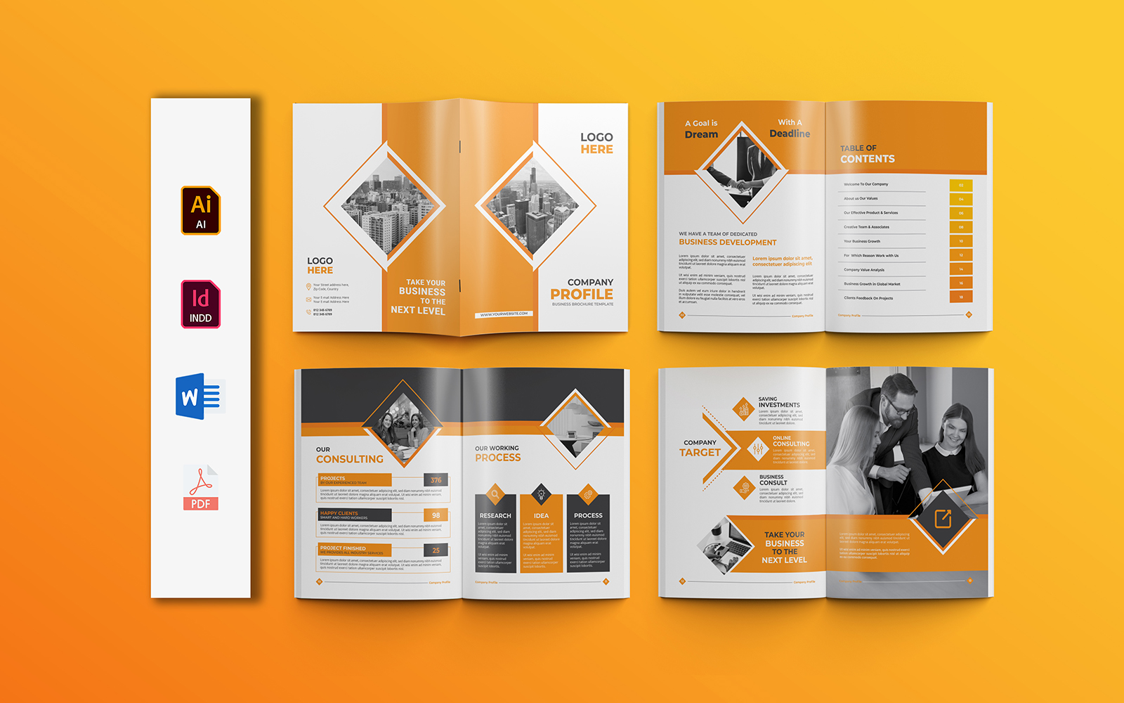 Kit Graphique #320735 Rapport Couvercle Web Design - Logo template Preview