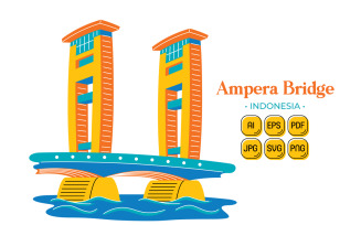 Ampera Bridge (Indonesia Travel Destination)