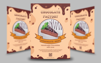 Chocolate Shop Flyer Template 1