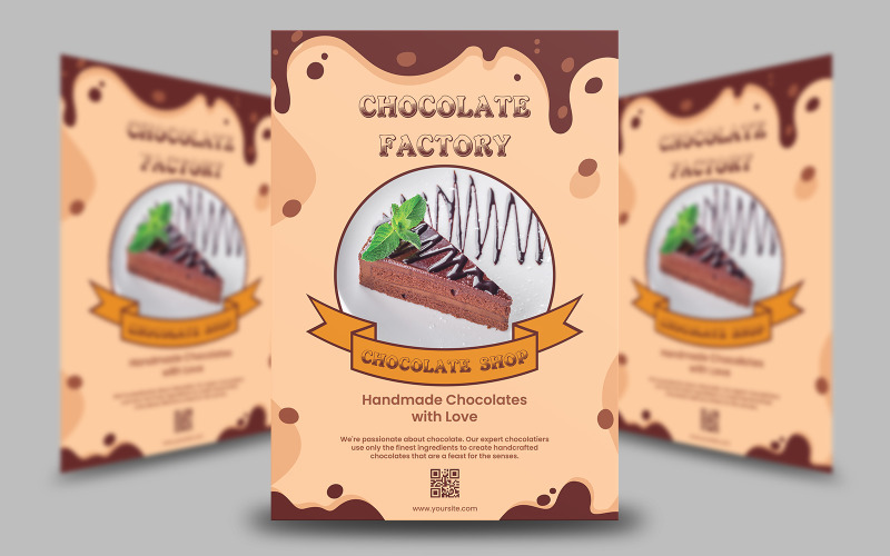 Chocolate Shop Flyer Template 1 Corporate Identity