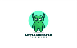 Little Monster Cartoon Logo