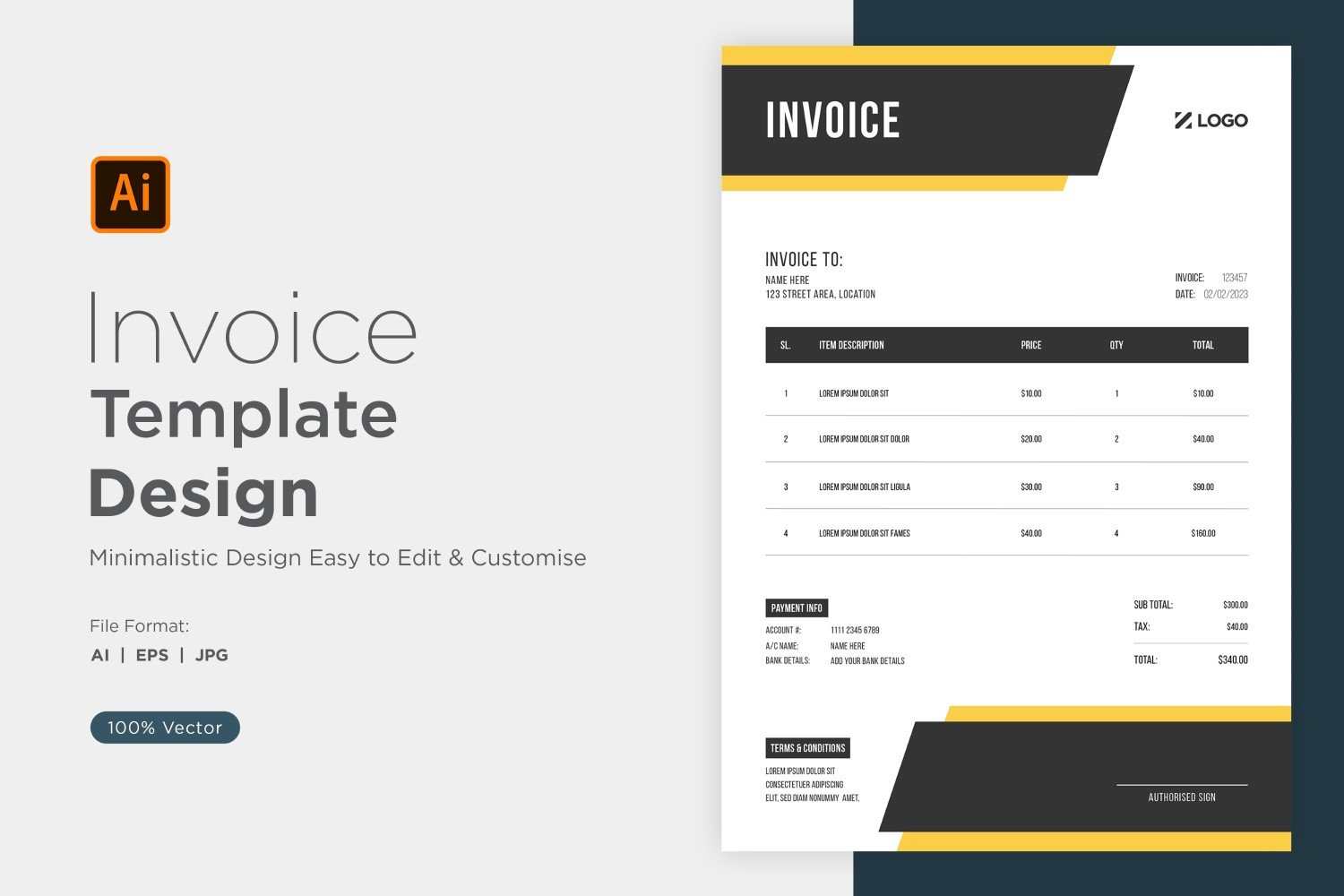 Kit Graphique #320819 Invoices Invoice Divers Modles Web - Logo template Preview