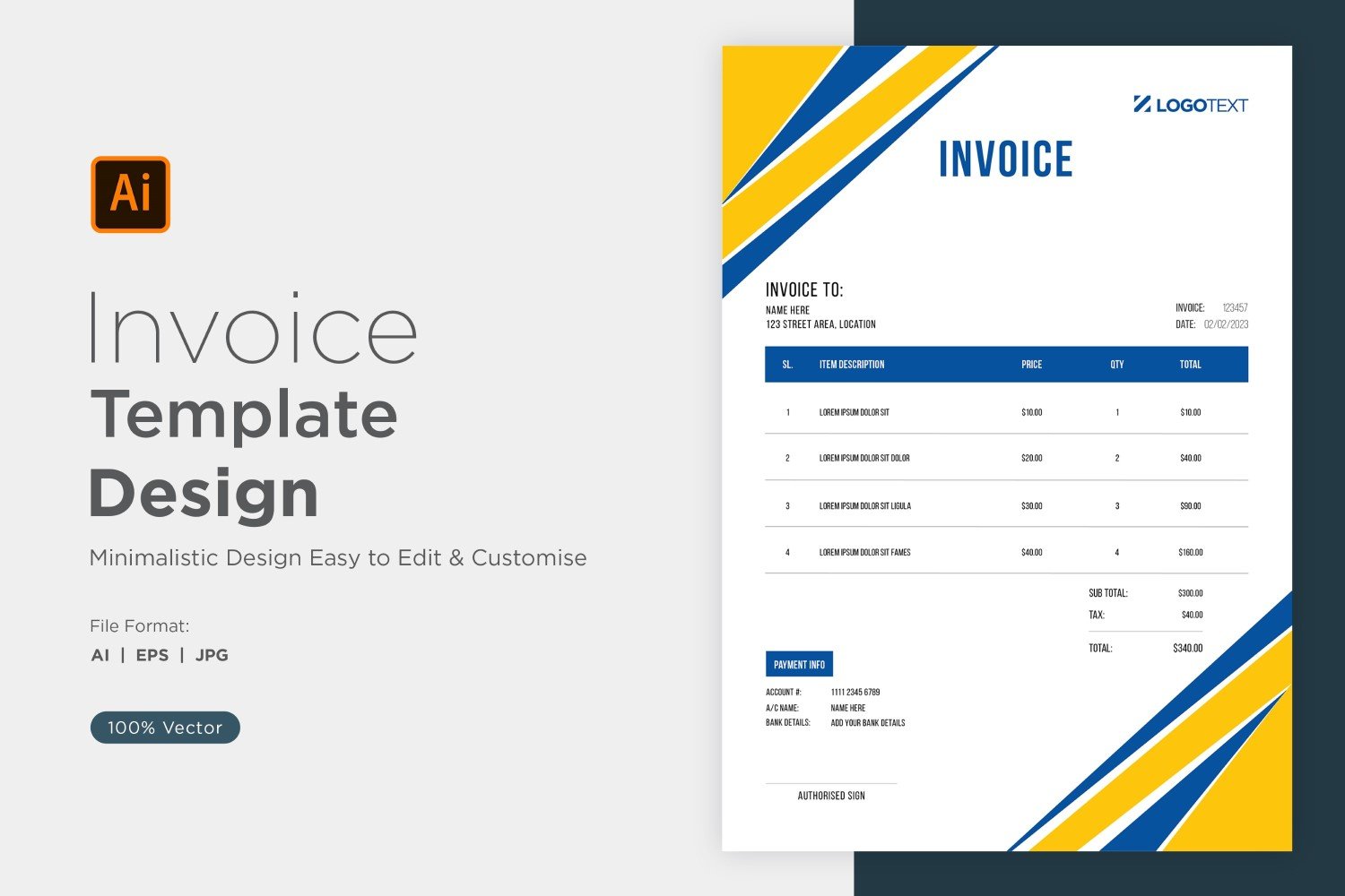 Kit Graphique #320821 Invoices Invoice Divers Modles Web - Logo template Preview