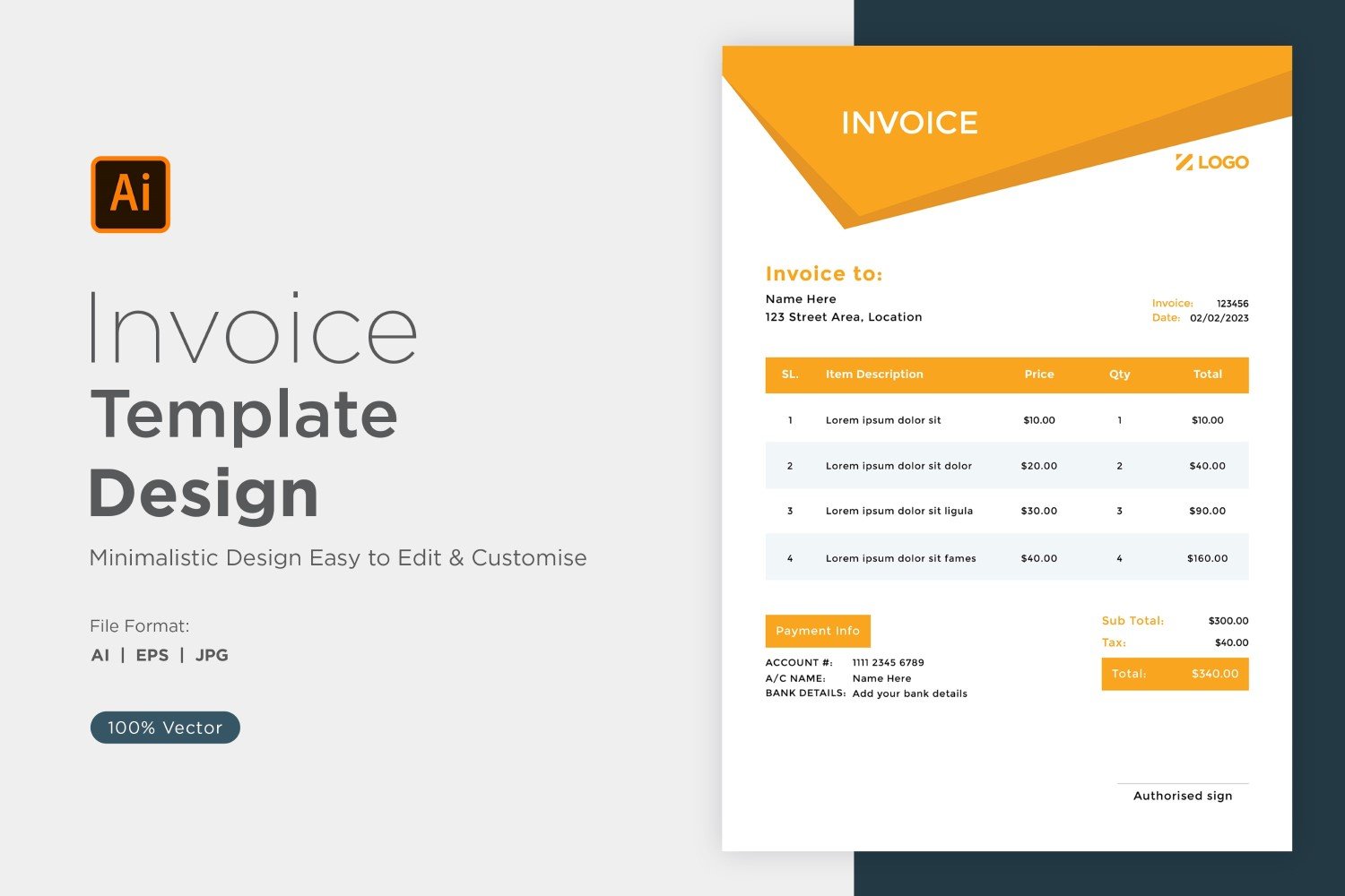 Kit Graphique #320829 Invoices Invoice Divers Modles Web - Logo template Preview