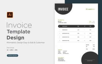 Corporate Invoice Design Template Bill form Business Payments Details Design Template 23