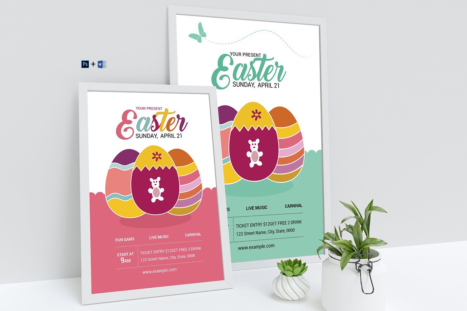 Kit Graphique #320964 Easter Oeufs Web Design - Logo template Preview