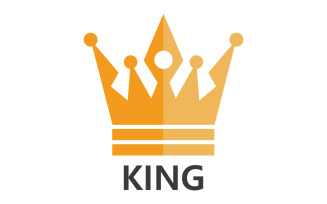 Crown King And Princes Logo Template vector V10