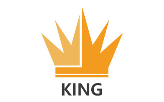 Crown King And Princes Logo Template vector V11